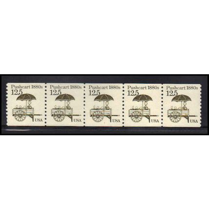 2133 12.5c Pushcart Very Fine MNH Dry Gum PNC 1/5 X2258