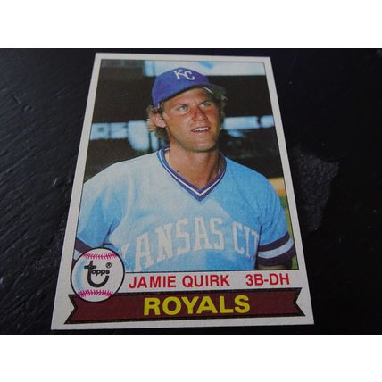 1979 Topps Card # 026 Jamie Quirk Excellent-Mint (6) Kansas City Royals