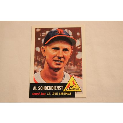 Albert Al Schoendienst 1991 Topps 1953 Archives NO. 78