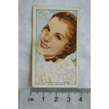 1935 Gallaher's Portraits of Famous Stars No. 29 Joan Gardner