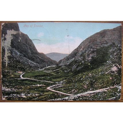 1906 colour postcard Gap of Dunloe