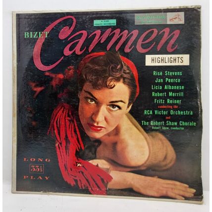 Bizet - CARMEN - Highlights The Robert Shaw Chorale 1952 LP Vinyl Record (P8)