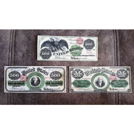 High quality COPIES with W/M United States banknotes 1861-1863 y. FREE SHIPPING