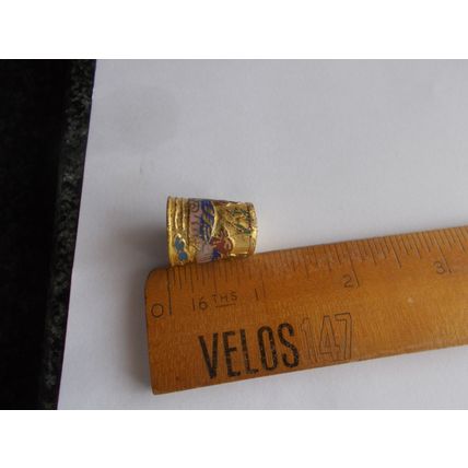THIMBLE X 1 BASE /METAL GOLD COLOUR (16/10) #