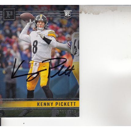 KENNY PICKETT 2022 AUTOGRAPHED PITTSBURGH STEELERS ALL-PRO MVP QUARTERBACK CARD