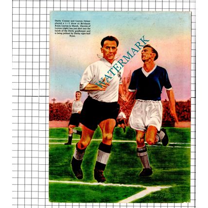 Darwin Leyton Orient Football Derby County Ryan - c.1958 Clipping / Print