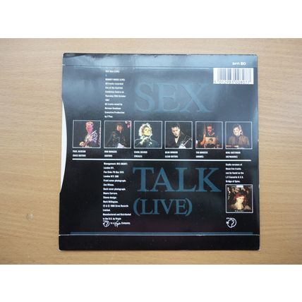 T'Pau 1988 7" Vinyl Single Sex Talk (Live) b/w Monkey House (Live)