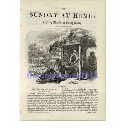 Brickmaker & Brickfield, Book Illustration (Print), 1861