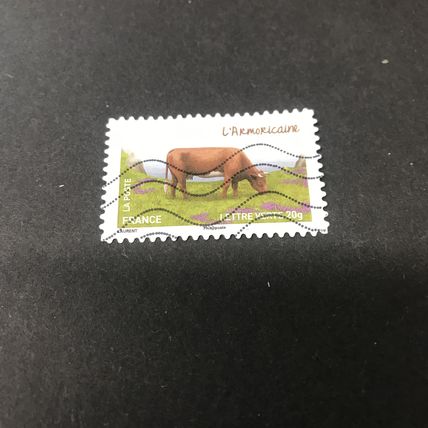 FRANCE -2014 (LETTER 20g) 'COWS
