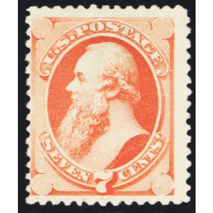 196, Unused F/VF 7¢ RARE Re-Issue With PFC Certificate SCV $6750 - Stuart Katz