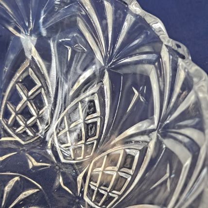 Lot 3 PASARI Indonesia GLASS Fruit/Dessert BOWLS Candy Dish PSY3