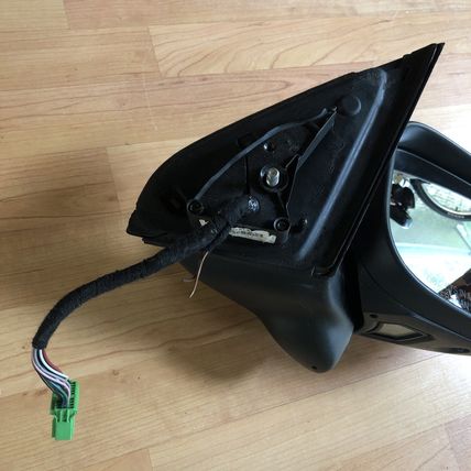 07-14 Volvo XC90 R Passenger Right BLIS Power Mirror Chrome OEM 31297335