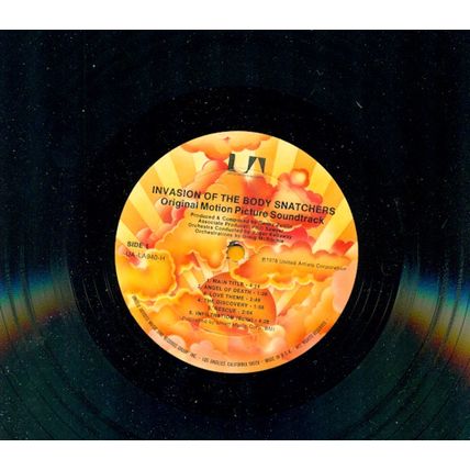 INVASION OF THE BODY SNATCHERS 1978 Denny Zeitlin soundtrack record album