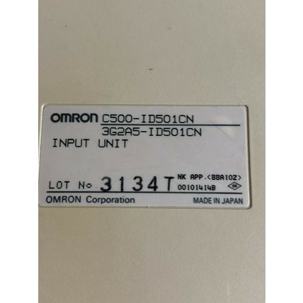 OMRON C500-ID501-CN ID501 CH INPUT; PEAK REFLOW COMPATIBLE (260 C):NO;,ER
