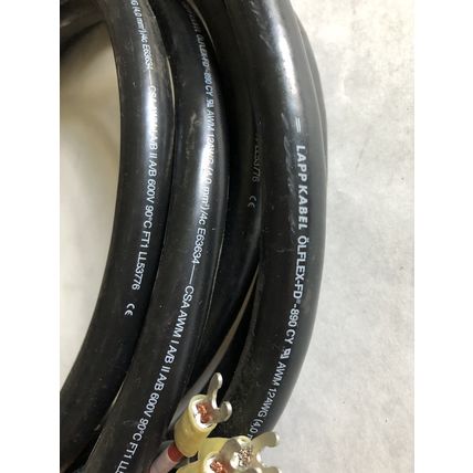 NEW INTERCON ROBOTIC/MACHINE CABLE ASSEMBLY CORDSET GMP-003-006 HF,LAPP KABEL,EV