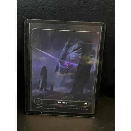 Swamp (0369) - Galaxy Foil - Borderless Edge of Eternities Magic: The Gathering