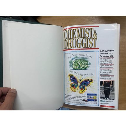 APOTHECARY "CHEMIST & D" PHARMACY BOUND MAGS JULY TO DEC 2000 3.6kg BOOK (EV4)