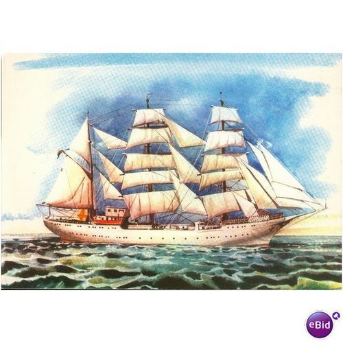 Colombia Postcard - Cartagena Buque Escuela ARC Gloria