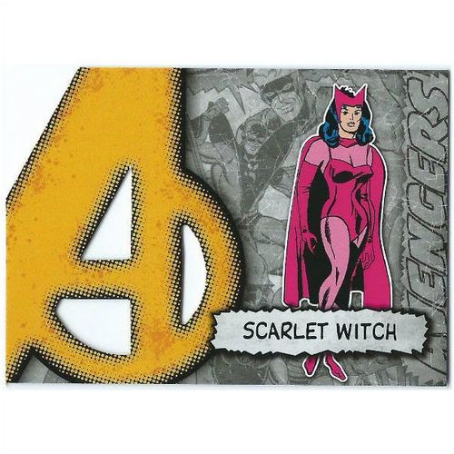 2012 Marvel Beginnings 2 Avengers Die-Cut - #A-32 - Scarlet Witch