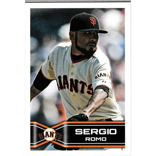 2014 Topps MLB Sticker Collection - #299 - Sergio Romo