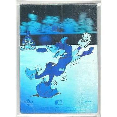 COMIC BALLS CARDS ' DAFFY DUCK ' HOLOGRAM card ( 1990 )