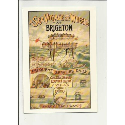 A Mumbles Railway Publishing Postcard MRP/115 A SEA VOYAGE ON WHEELS Brighton