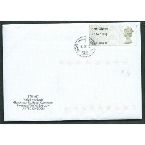 2014 1ST (UP TO 100g) POST & GO (NO CODES) ON COVER (EBID37-102)