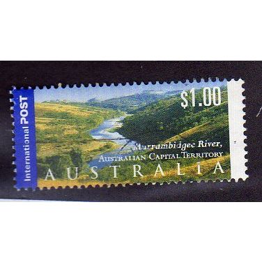 AUS 2001 $1.00 'MURRUMBIDGEE RIVER' FINE USED (EBID43-968)