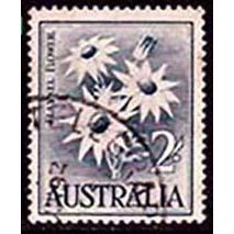 Australia 1959 Flowers 2/- Used Stamp..