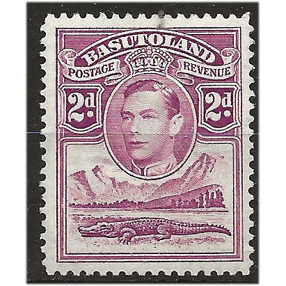 Basutoland 1938 SG21 2d Bright Purple Mounted Mint . ..