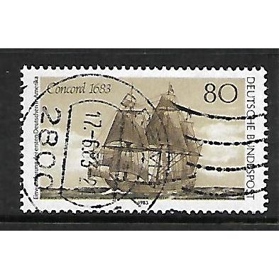 GERMANY 1983 GERMAN SETTLERS 80pf CONCORD SG 2030 FINE USED