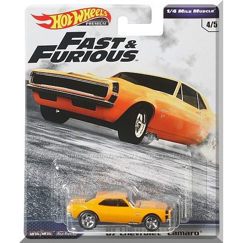 Hot Wheels - '67 Chevrolet Camaro: Fast & Furious - 1/4 Mile Muscle #4/5 (2019)