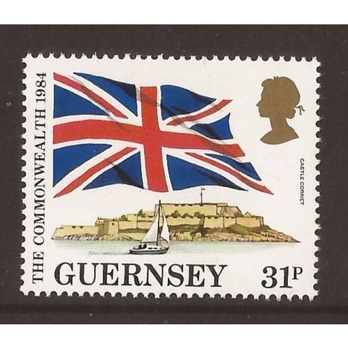 1984 Guernsey, Union Flag, Mounted Mint Stamp, SG 295