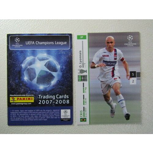 Panini UEFA 2007-2008 Champions League Football Card Variants (ef1)