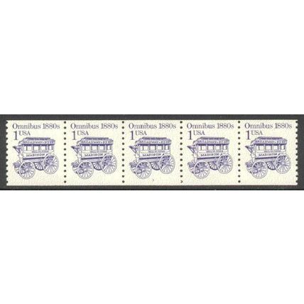 2225b 1c Omnibus Fine MNH Dry Gum PNC 3/5 R0922