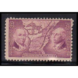 795 3c Northwest Territory Barely Clears MNH O5791