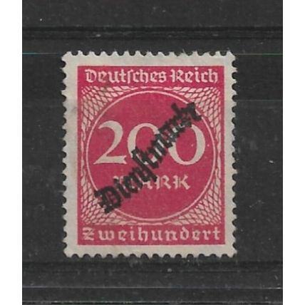 Germany.TheThirdReich.O277 200m Red.Mounted Mint.Nov21