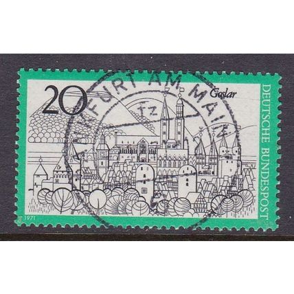 GERMANY 1971 TOURISM 20pf GOSLAR USED SG1606