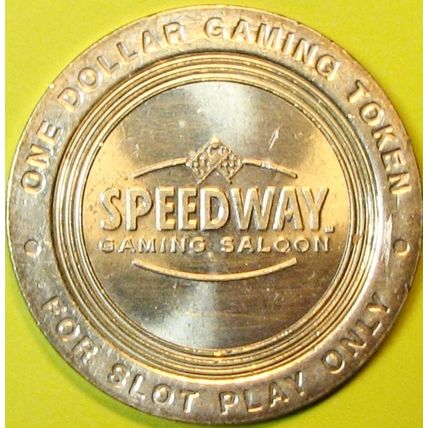 Mountaineer Race Track. $1 Casino Token. Chester, WV. R08.