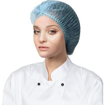 White Disposable Bouffant Caps Medical, 21 Inches. Pack of 1000 Disposable Su...