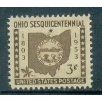 1018 3c Ohio Fine MNH MA0110