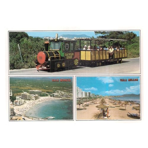 CALA MILLOR, MALLORCA, Spain vintage postcard unposted multi view =