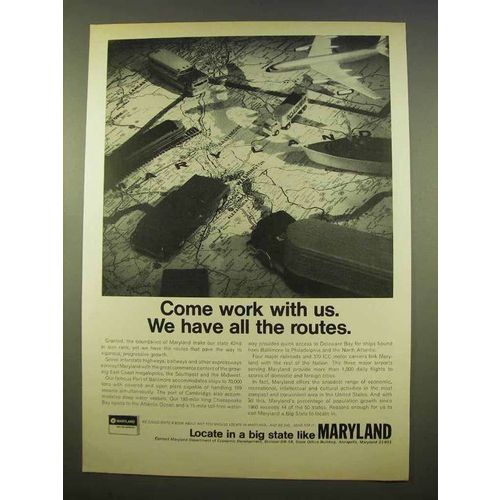 1963 Maryland Department of Economic Development Ad