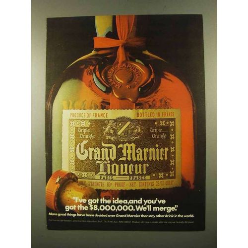1975 Grand Marnier Liqueur Ad - I've Got The Idea