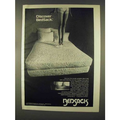 1978 Bedsack Bedclothing Ad - Discover