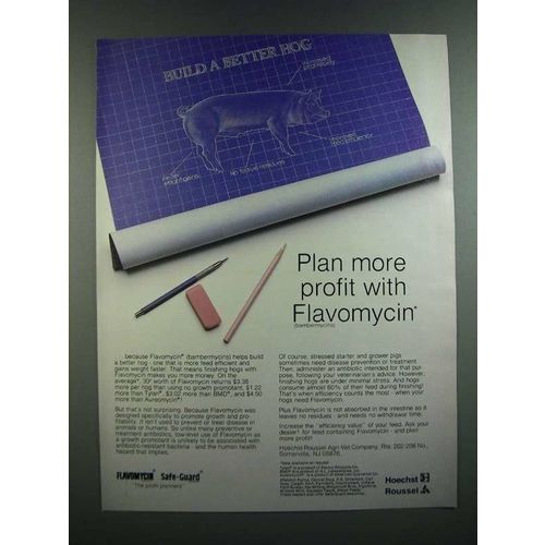 1986 Hoechst Flavomycin Ad - Plan More Profit with Flavomycin