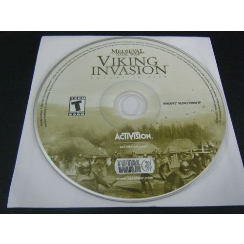 Medieval: Total War .. Viking Invasion (PC, 2003) - Disc Only!!!