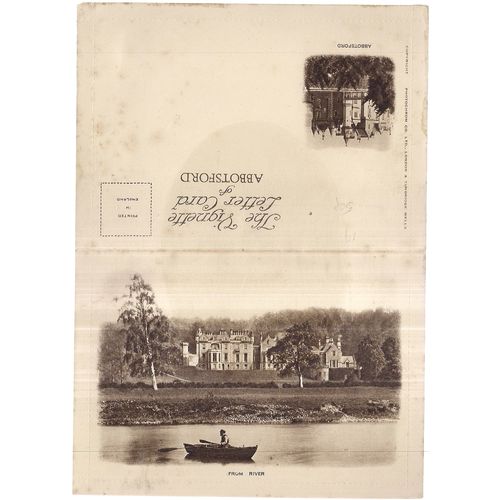 ABBOTSFORD SCOTLAND unused antique 'Vignette' letter card by Photochrom 1 view =