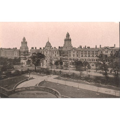 Unused Antique Valentine's Postcard, New Royal Infirmary, Manchester, Lancashire