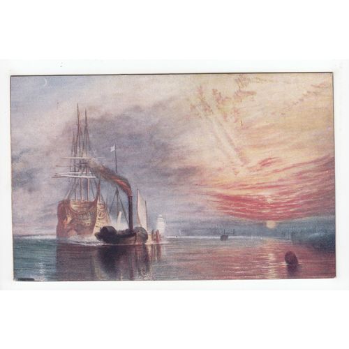 The Fighting Temeraire Ship Art J M W Turner Postcard